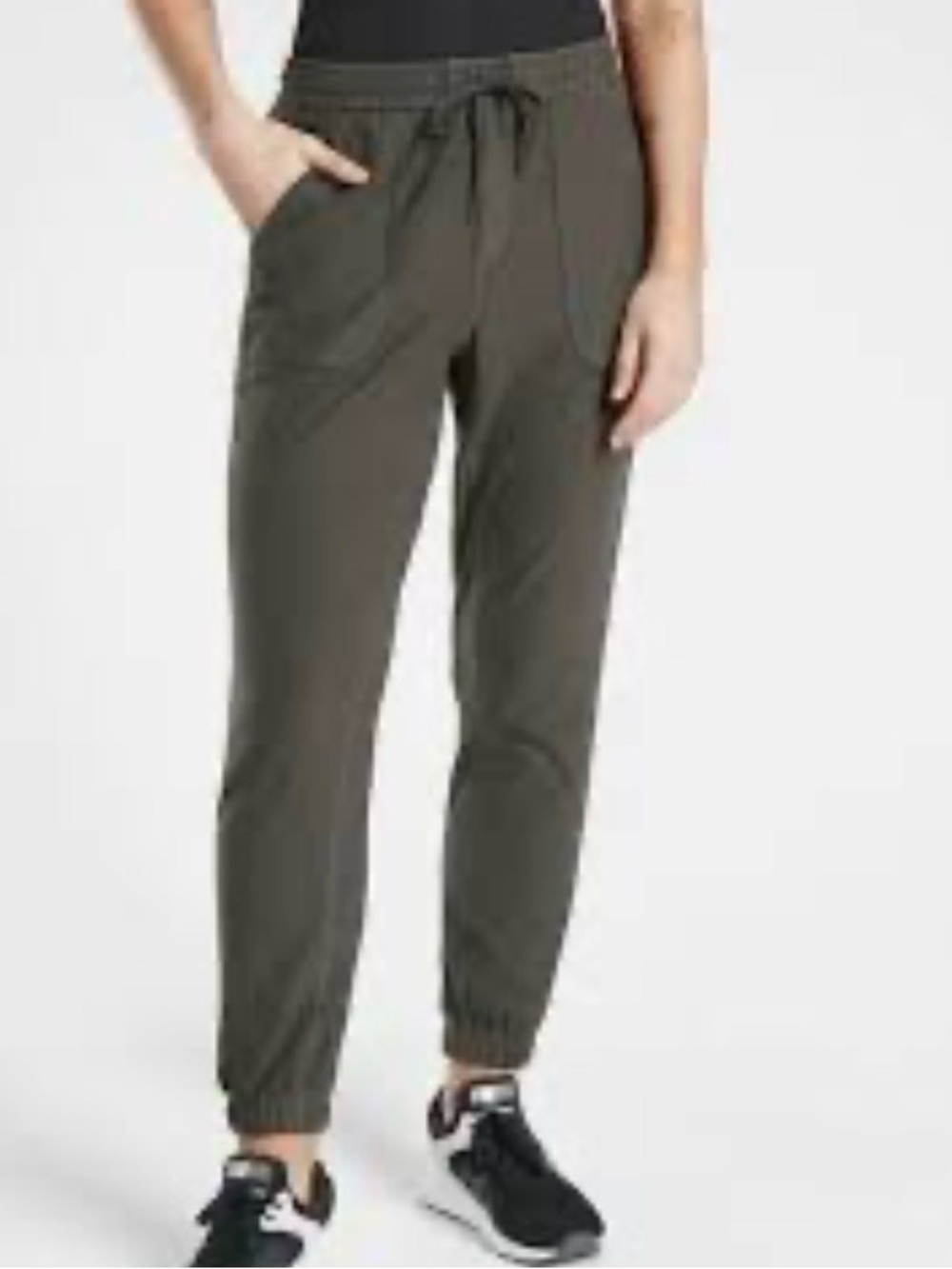 Athleta Farallon Army green Joggers size 6